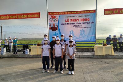 HS hưởng ứng ngày chạy OLIMPIC vì sức khỏe toàn dân